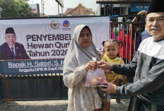 H Satori Bersama Baznas Gelar Kurban Berbagi, Ribuan Warga Palimanan Terima Manfaat