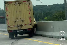 Eddi Brokoli Rekam Detik-detik Kecelakaan Truk di Tol Cisumdawu, Pengemudi Diduga Terhimpit Kabin
