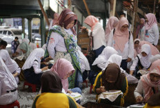 Peringati HAN, Puluhan Anak Belajar Membantik di Trusmi