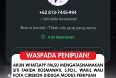 Waspada Penipuan! Nama Wakil Walikota Cirebon Dicatut, Nomor WhatsApp Ini Dipastikan Palsu