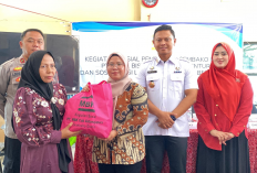 Aksi Sosial PT MBK di Astanajapura, Bagikan 150 Sembako dan Gelar Literasi Keuangan