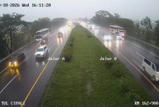 Update Kondisi Cipali Hujan Lebat: Lalu Lintas Ramai Lancar, Waspada Angin Kencang