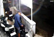 Ini Dia Wajah Pelaku Curanmor di Kuningan, Aksi Terekam CCTV Saat Gasak Motor Warga