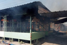 Kebakaran Pasar Sandang Tegal Gubug Cirebon, 46 Lapak Dilalap Api