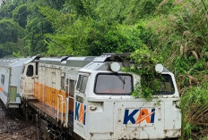 KA Ciremai Anjlok Dihantam Longsor di KBB, Jalur Bandung–Jakarta Tergganggu