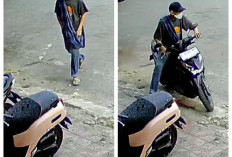 Motor Karyawan Resto di Pagongan Cirebon Digondol Maling Bersarung, Aksi Pelaku Terekam CCTV