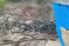 Detik-Detik Banjir Bandang Terjang Guci, Pipa Air Panas Pancuran 13 Hanyut Dibawa Arus!
