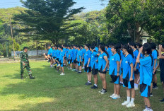 Siswa SMA Santa Maria 1 Cirebon Ikuti Pelatihan Bela Negara  di Kodim 0614