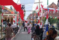 Merah Putih Sepanjang Gang, Kampung Agustus Cikubangmulya Ramai Setiap Sore