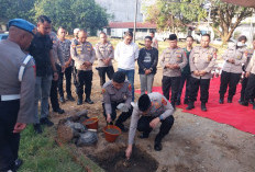 Peletakan Batu Pertama Masjid Adz Dzikra-Sauyunan Jaga Lembur, Simbol Pelayanan Humanis Polres Cirebon Kota