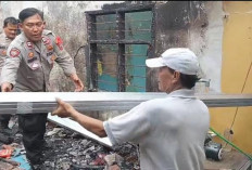 Kapolsek Kapetakan Salurkan Bantuan Baja Ringan untuk Korban Kebakaran di Suranenggala