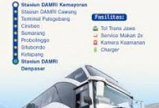 DAMRI Jakarta-Bali: Fasilitasnya Lengkap Banget