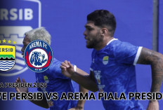 Live Persib Bandung vs Arema FC Piala Presiden 2026: Laga Perdana Sang Juara, Debut Igor Tolic sebagai Coach