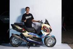 Modifikator Makassar Unjuk Kreativitas di CustoMAXi Yamaha 2026, AEROX Drag Style Jadi Jawara